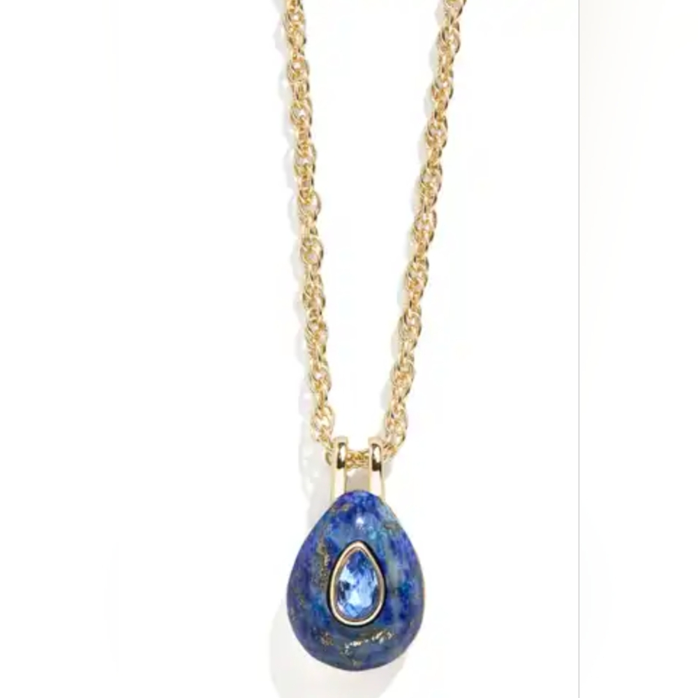 Baublebar Semi-Precious Teardrop Birthstone Necklace